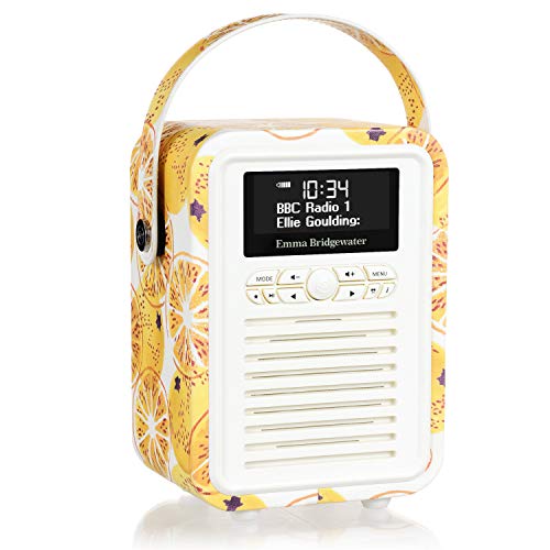 VQ Portable Retro Mini DAB and DAB+ Digital Radio with FM, Bluetooth, Aux, USB, Alarm Clock – Emma VQ Portable Retro Mini DAB and DAB+ Digital Radio with FM, Bluetooth, Aux, USB, Alarm Clock – Emma