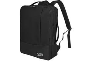 CabinFly Bellanca Plecak airlines British Airways Lufthansa Austrian Brussels Airlines Swiss International Air Lines, Czarny, 40x30x10/15cm