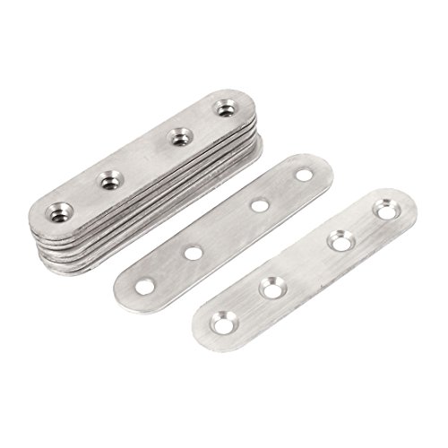 Preisvergleich Produktbild sourcingmap 80mmx17mmx2mm Flach-reparatur Verbindung Klammer Ausbessern Befestigung Scheibe 10 stück