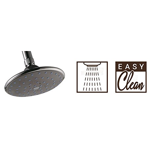 Dusch Set Überkopfbrause Set Regendusche Duschkopf Steigrohr Wellness Handbrause Metall-Brauseschlauch 150cm - 3