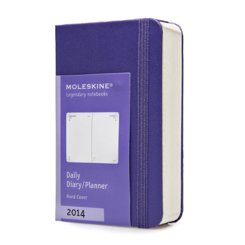 Moleskine 2014 Daily Diary / Planner Violet Extra Small Moleskine 2014 Daily Diary / Planner Violet Extra Small