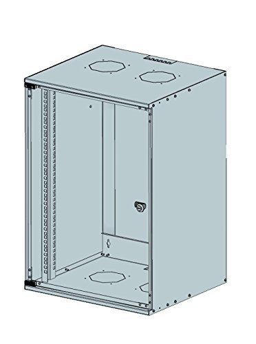 LogiLink 19″ SOHO Wandgehäuse mit 6HE (Höheneinheiten), im Flatpack (unmontiert), schwarz - 3