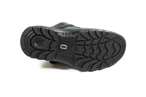 Routier Comfort II Sicherheitsschuh, grün/schwarz offen mit Riemen SB+SRC - 8