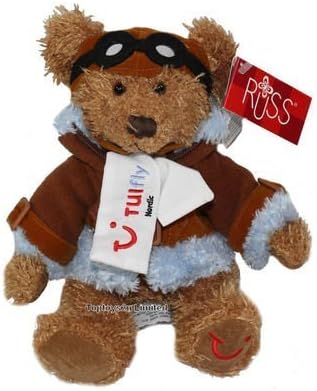 Tui Fly Russ Berrie Nordic Pilots Bear 9" Plush