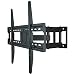 Produktbild DQ Rhodos 600 TV Wandhalterung Schwarz - Originalverpackt - Empfohlene TV-Größe: 32" - 63" (82 - 160 cm) - VESA 200x200 200x300 300x300 400x200 400x300 400x400 600x200 600x400 Non-VESA mm - Vollbeweglich / Drehbar / Schwenkbar / Neigbar