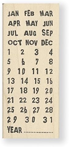 Calendar - Vertical rubber stamp - Cats Life Press 733 E
