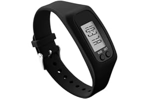 SURPZON Pedometer Watch Fitness Watch Fitness Tracker with Step Counter Calories Counter Sleep Monitor for Walking Running No Bluetooth/App/Phone Required