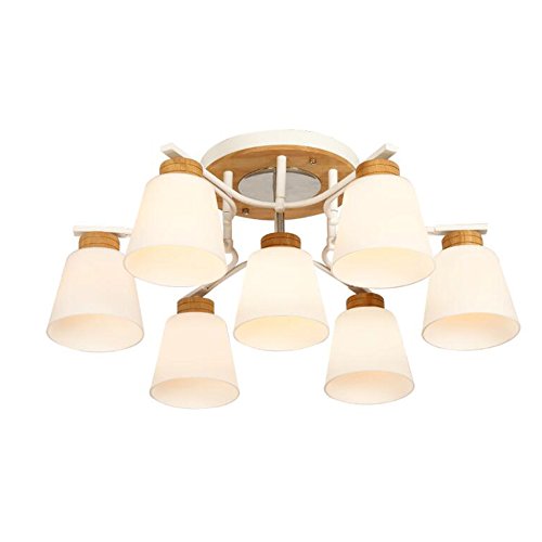 Preisvergleich Produktbild Einbauleuchten Pendelleuchte Kronleuchter Traditionell / Klassisch Rustikal / Lodge Holz Feature for Mini Style MetalWohnzimmer Schlafzimmer Esszimmer Studie Inklusive Glühbirne ( Farbe : 7 lights )