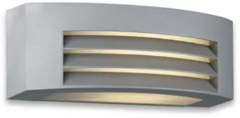 Philips 17105/87/46 24-Watt Mygarden Wall Light (Gray and Aluminium)