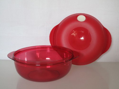 TUPPERWARE Mikrowelle Mikro-Fix 1,5 L Rot rund I52 Dose Micro Mikro Mikrowelle 7930 - 3