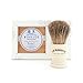 D R Harris Windsor Shaving Bowl and Shaving Brush Gift Set - Beech Wood