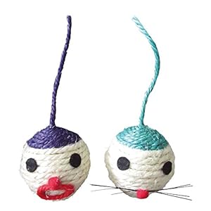 Boby CM4163 Mini Rascador y Juguete con Cordel