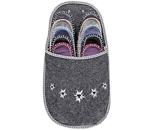 Preisvergleich Produktbild Tony Brown Gästehausschuhe 5er Set Blumenbordüre