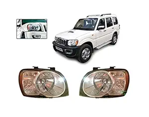 DEPON Right Side Headlight Assembly for Mahindra Scorpio 2012