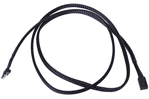 Phobya Verlängerung 3Pin Molex ultra lang 90cm - Schwarz