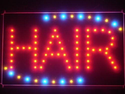 led006-r Hair Cut Salon OPEN LED Neon Light Sign