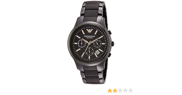 Original Emporio Armani AR1452 Ceramic Renato Watch Black | Men's watches \\  Style \\ Fashion Men's watches \\ Style \\ Casual Men's watches \\ Style \\  Elegant Men's watches \\ Style \\