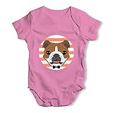 TWISTED ENVY Baby Mädchen (0-24 Monate) Body Gr. 0-3 Monate, rose