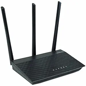 ASUS RT-AC53 AC750 Dual Band WiFi Router (Black) with high Power Design, VPN Server and time scheduling