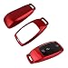 Produktbild TOMALL roten Schlüsselanhänger Abdeckung für 2016 bis Mercedes Benz neue E-Klasse / 2018 bis Mercedes Benz neue S-Klasse Smart Remote Key Cover Shell