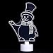 Produktbild Gulin Weihnachtsbuntes Nachtlicht, Schneemann Santa Claus Weihnachtsbaum Stil Licht, Home Party Dekoration Ornament