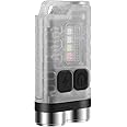 BORUIT V3 Small Powerful Torch LED Super Bright 900LM with Red UV Blue Light - Mini Pocket Keychain Rechargeable Torches 10 Modes, USB-C, IP65 Waterproof Magnetic Flashlight