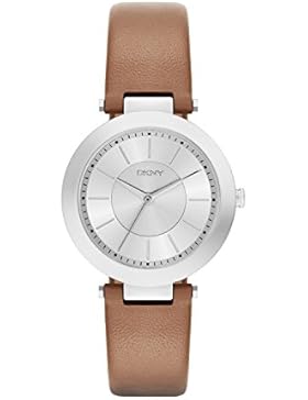 DKNY Damen-Armbanduhr Analog Quarz Leder NY2293