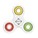 Produktbild EDC Fidgeter Premium Fidget Spinner Hand Toy. Prime Quality Hybrid Ceramic Si3N4 Bearings. Finger Toy Great for Anxiety, Stress, ADHD, Boredom, Autism. (Rainbow, White)