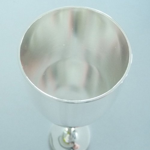 Sektkelche versilbert 2er Set Sektflöten Champagnerflöten Silber Silberne Sektgläser - 3
