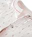 Petit Bateau Baby Girls SABAYON Round Collar Long Sleeve Onesie, White (lait/rosella/multico), 0-3 Months (Manufacturer size: 3 mois)