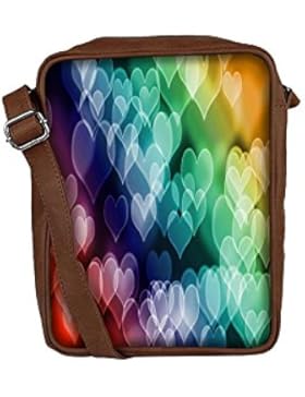 Snoogg , Damen Umhängetasche mehrfarbig multi