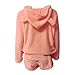 Produktbild BA Zha HEI Frauen-Normallack-Warmer Winter-gesetzte Zweiteilige Nette Katzen-Pyjamas Hoodie-Nachtwäsche schön Katze Bestickt Pyjama Mit Kapuze Passen Zweiteiliger Anzug