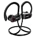 Produktbild Mpow Bluetooth Kopfhörer, IPX7 Wasserdichte Sport Kopfhörer, 9-11 Stunden Spielzeit, Kraftvoller Bass, Sportkopfhörer Joggen/Laufen, Bluetooth 4.1 In Ear Kopfhörer mit Mikrofon für iPhone Android usw