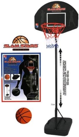 1.97m JUNIOR BASKETBALL SET! ABS BACKBOARD. HOOP W/ NET. BALL &amp; PUMP. HEAVY BASE