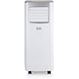 BLACK+DECKER BXAC40006GB 9000 BTU Portable 3-in-1 Air Conditioner, Dehumidifier, Cooling Fan, LED Display, 2 Fan Speed, 24 Hour Timer, Remote Control, White