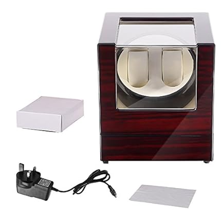 Scatola Avvolgitore Orologio Automatico 4+6 – Espositore A Carica Con Custodia – Nero