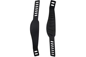 VPOUERY 2 cinghie per pedali per cyclette resistenti lunghezza regolabile universali adatte alla maggior parte dei pedali delle bici cyclette per casa o palestra