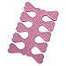 SA 20pcs Nail Art Salon Soft Finger Toe Separator Pedicure Manicure Tool Pink