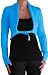 Chiara Cardigan Scoop Neck Buckle Knit Stretch Cardi One Size Turquoise