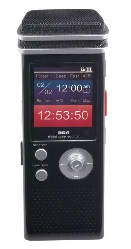 Preisvergleich Produktbild Audiovox VR5340 Interner Speicher Schwarz Diktiergerät - Diktiergeräte (800 h, Standardwiedergabe Plus (SPP), LCD, 4,57 cm (1.8 Zoll), USB, AAA)