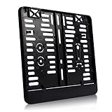 motorrad 250 ps  schildEVO Kennzeichenhalter  250 x 200 mm  SCHWARZ  zweizeillig  Motorrad  Roller