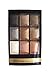 LyDia 9 Colours Diamond Smoky Shimmer EyeShadow Palette Makeup Kit Black/White Highlight/Brown/Silver/Gold 8846-08