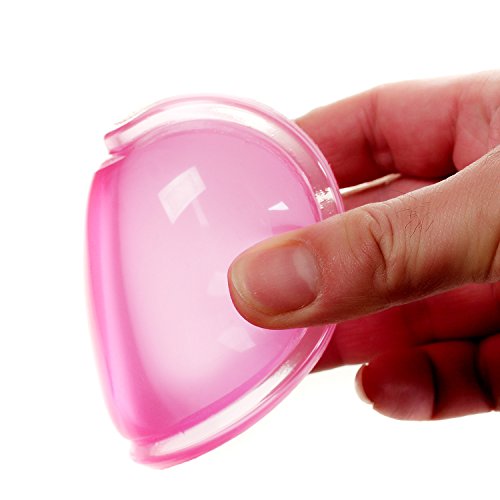 HIMRY weiche Handballenauflage Crystals Gel, Herz Form Gel Handgelenkauflage, Rutschfeste Fleckenresistente Silikon Flex Auflage, Pink, KXC5112 pink - 5