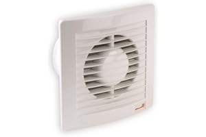 Wallair Einbaulüfter W-Style 100, Ř 100 mm, mit Nachlaufrelais und Hygrostat