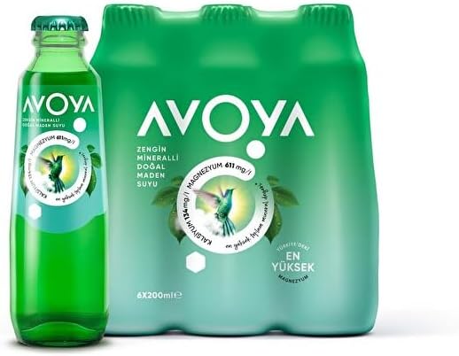 Avoya Sade Zengin Mineralli Doğal Maden Suyu Şişe 24 x 200 ml