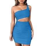 ✿✿ ACHTUNG: Bevor Einkaufen muessen Sie unsere Groessentabelle links sehen und dann selbst messen. Bitte folgen Sie NICHT Amazon Groessenstandards. A ----------Kleid Damen V-Ausschnitt Lang Abendkleider Bodenlänge Partykleider Damen Sommer Spaghetti Kleid Strandkleid Trägerkleid Shirt Bluse Oberteile Kleider Damen Strandkleid Einheit Größe Kleidung Strand Hemdkleid V-Ausschnitt Rock