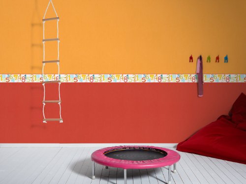 A.S. Création selbstklebende Bordüre Kids Party, bunt, grün, orange, 895615 - 3