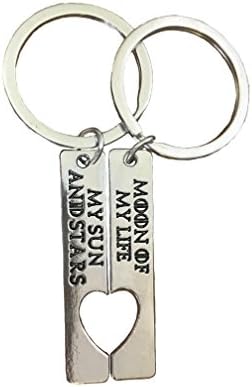 Got inspired merchandise moon of my life and sun and stars keyring set