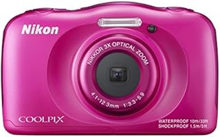 Nikon Coolpix S33 rose + sac &agrave; dos