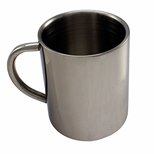 Tasse, Edelstahl, doppelwandig, 250 ml